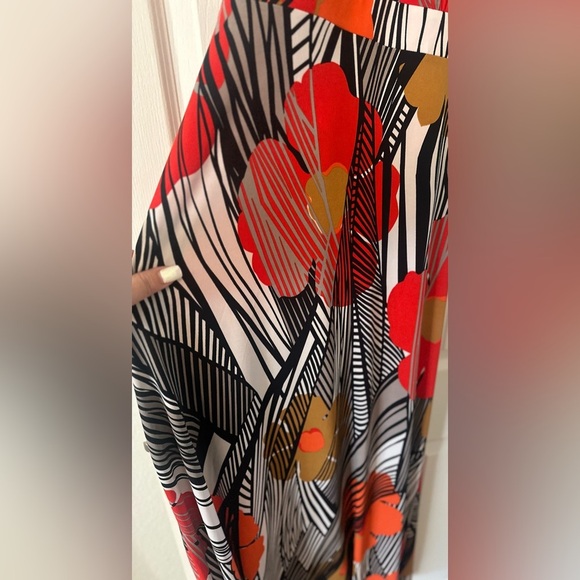 NWOT Women’s MUSE Halter Maxi Dress Floral Print Tropical Beach  Dress. Size 14. - Picture 3 of 7